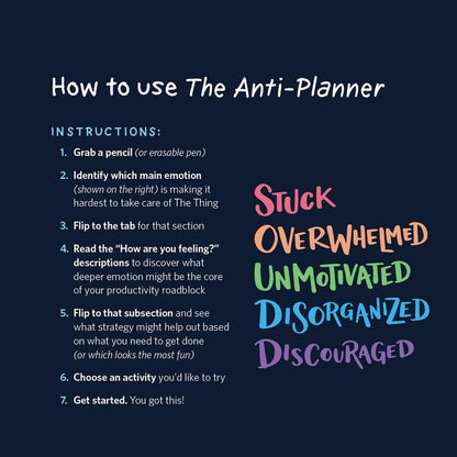 The Anti-Planner: How to Get Sh*t Done When You Don’t Feel Like It